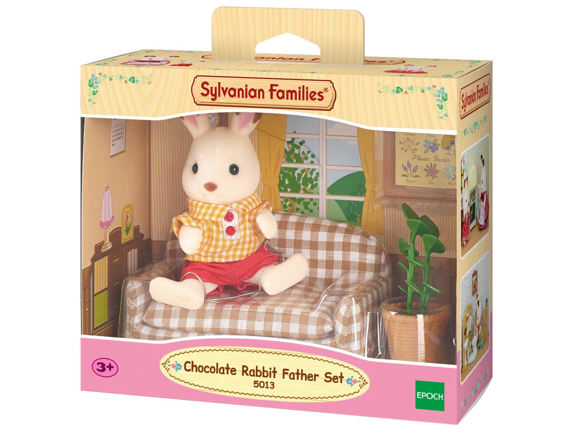 Sylvanian Families - Triušis tėtis ir sofa