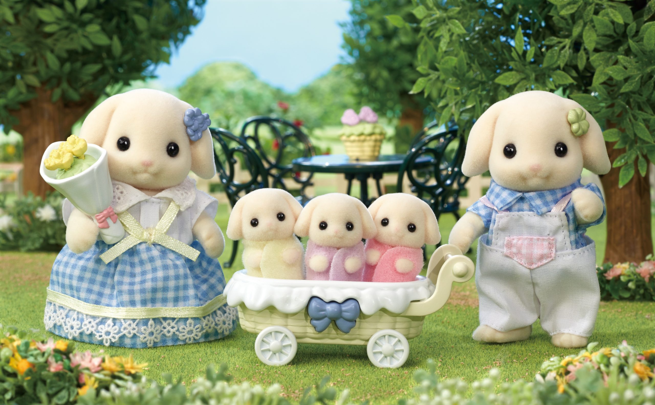 Sylvanian Families – Gėlių triušiukų šeimynėlė - Image 7