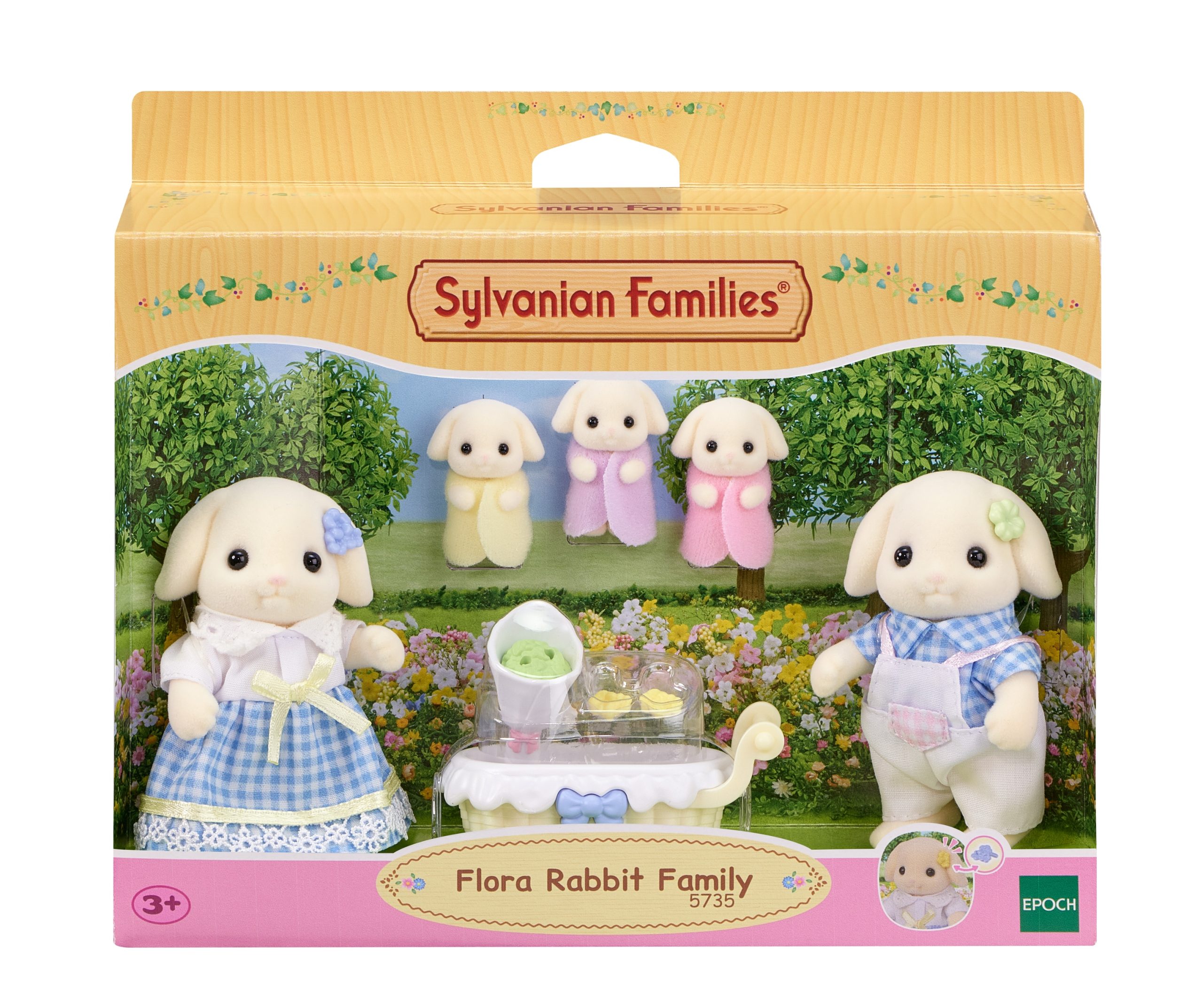 Sylvanian Families – Gėlių triušiukų šeimynėlė