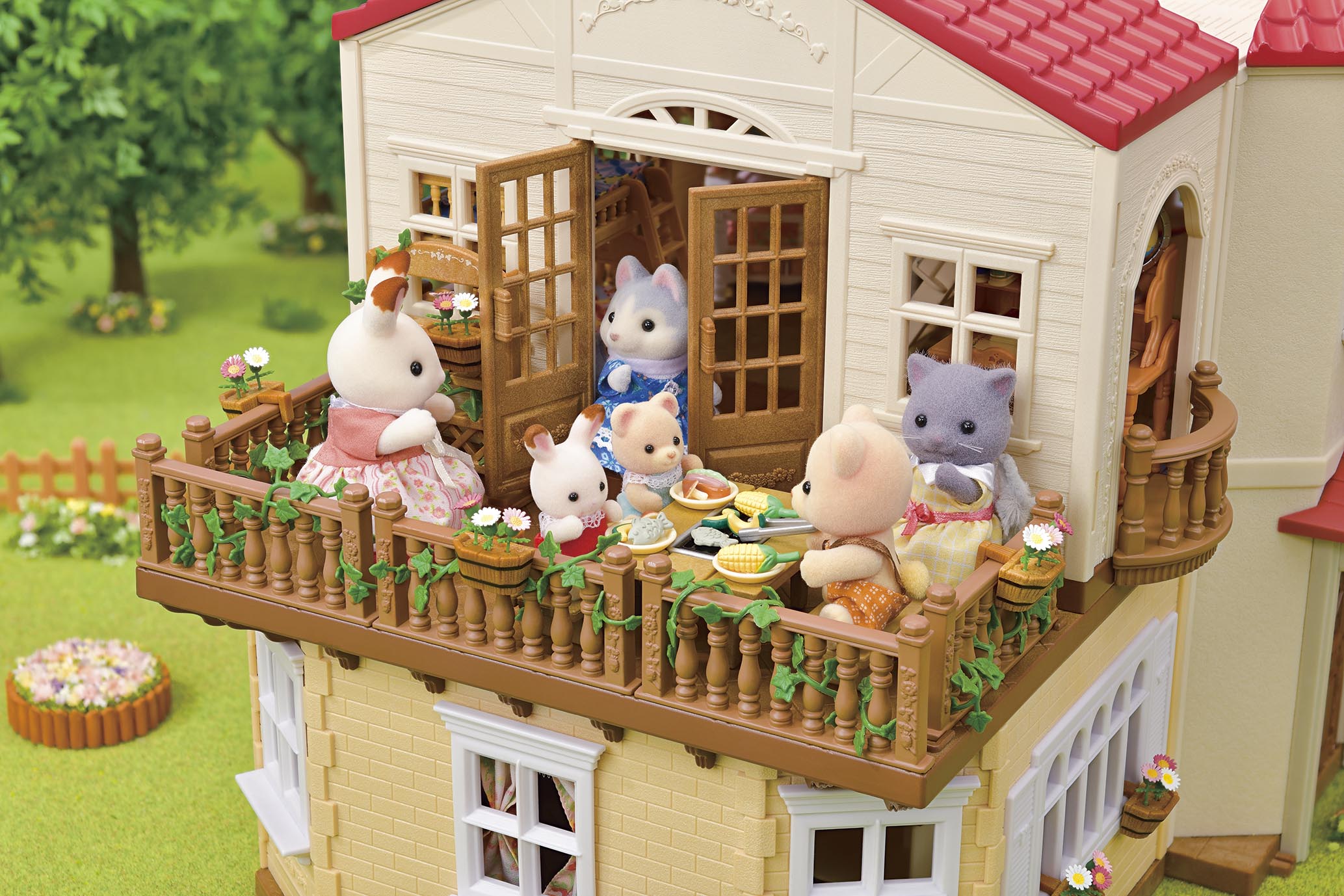Sylvanian Families – Užmiesčio namas raudonu stogu - Image 12
