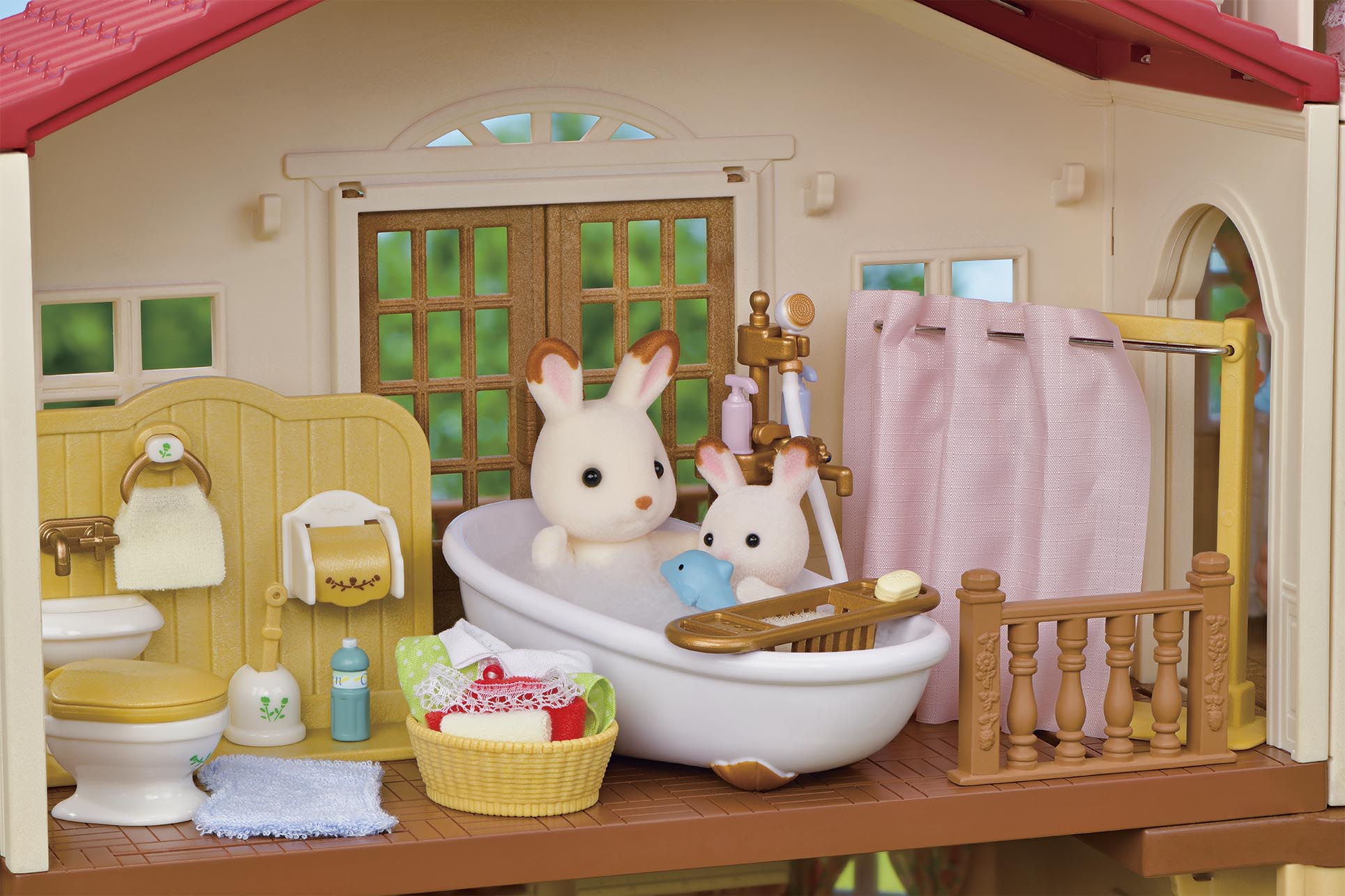 Sylvanian Families – Užmiesčio namas raudonu stogu - Image 13