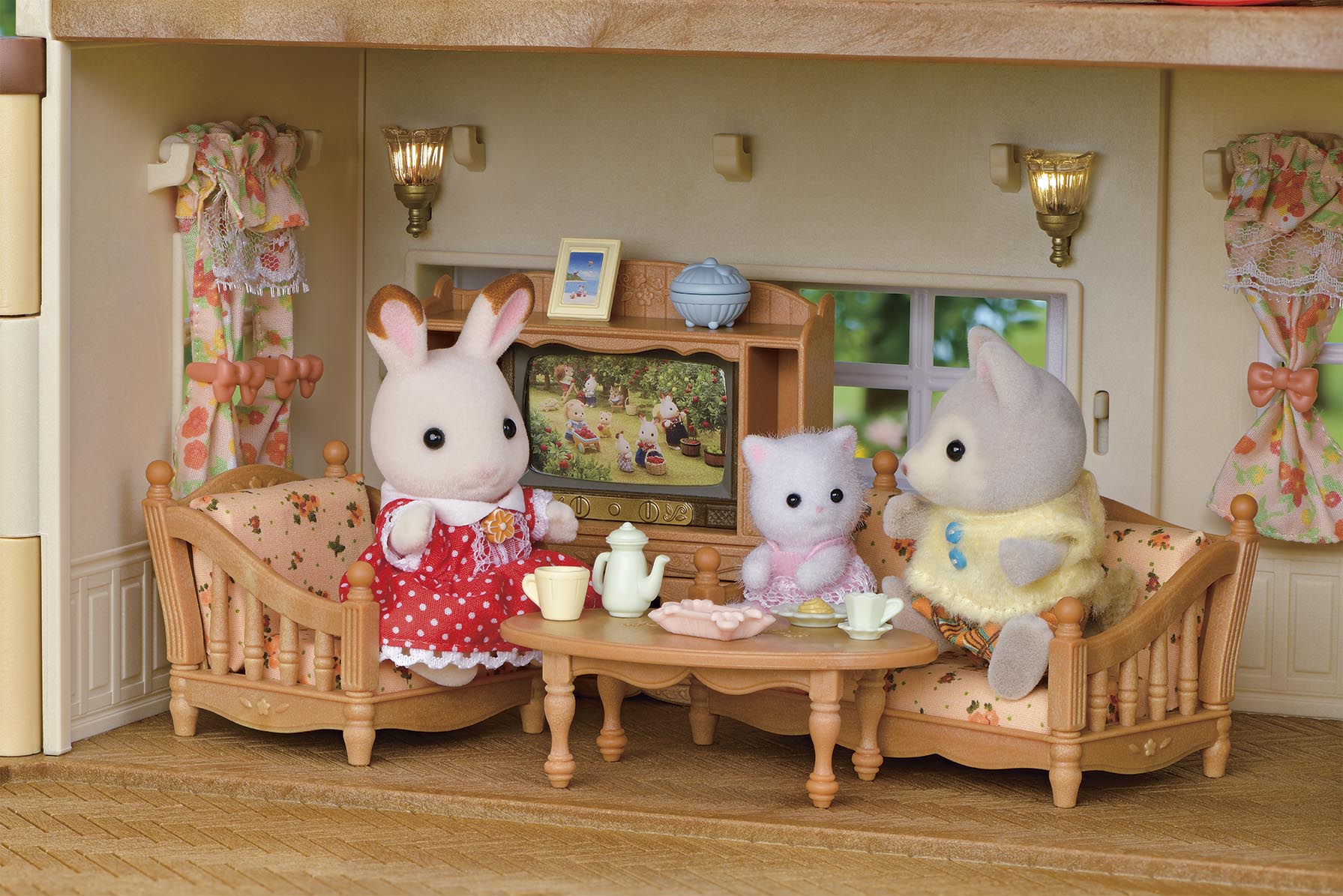Sylvanian Families – Užmiesčio namas raudonu stogu - Image 7