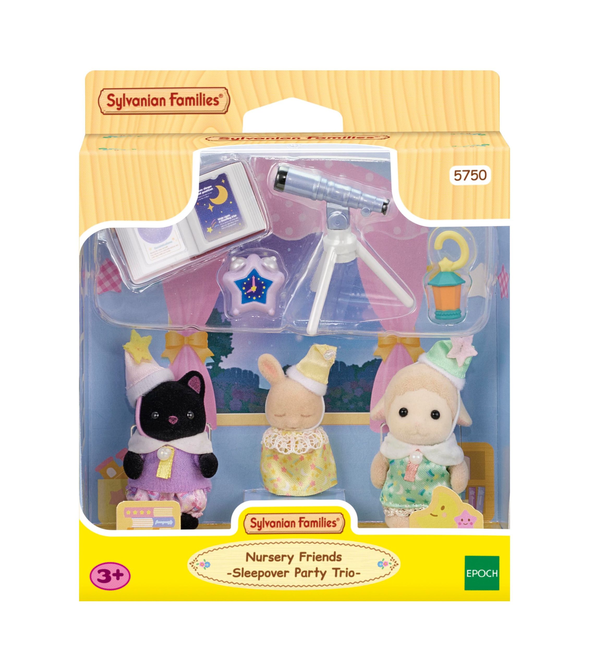 Sylvanian Families – Rinkinys „Pižamų vakarėlis“