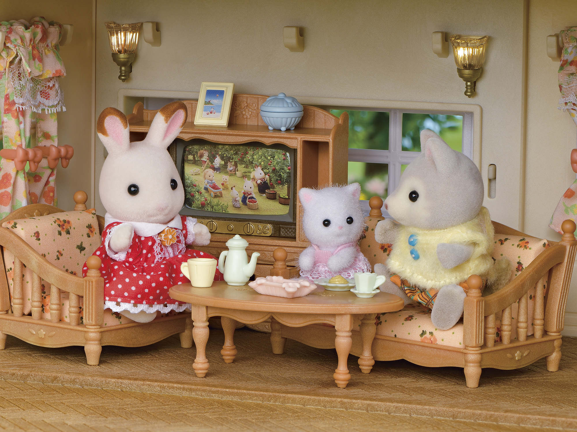 Sylvanian Families – Kaimo namas su raudonu stogu - Image 13