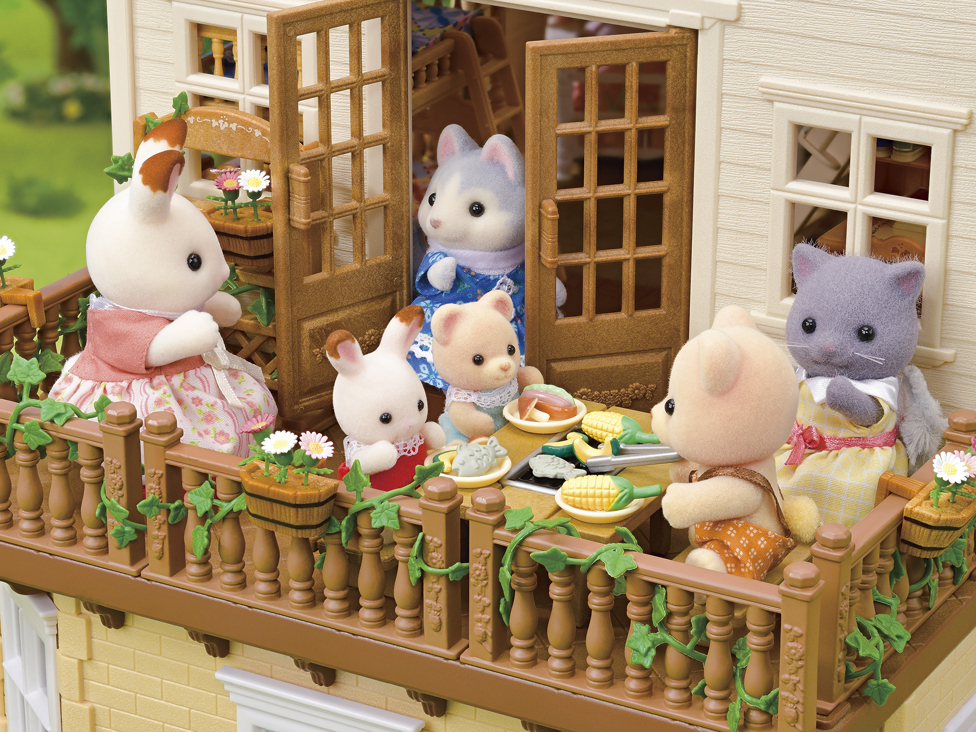 Sylvanian Families – Kaimo namas su raudonu stogu - Image 16