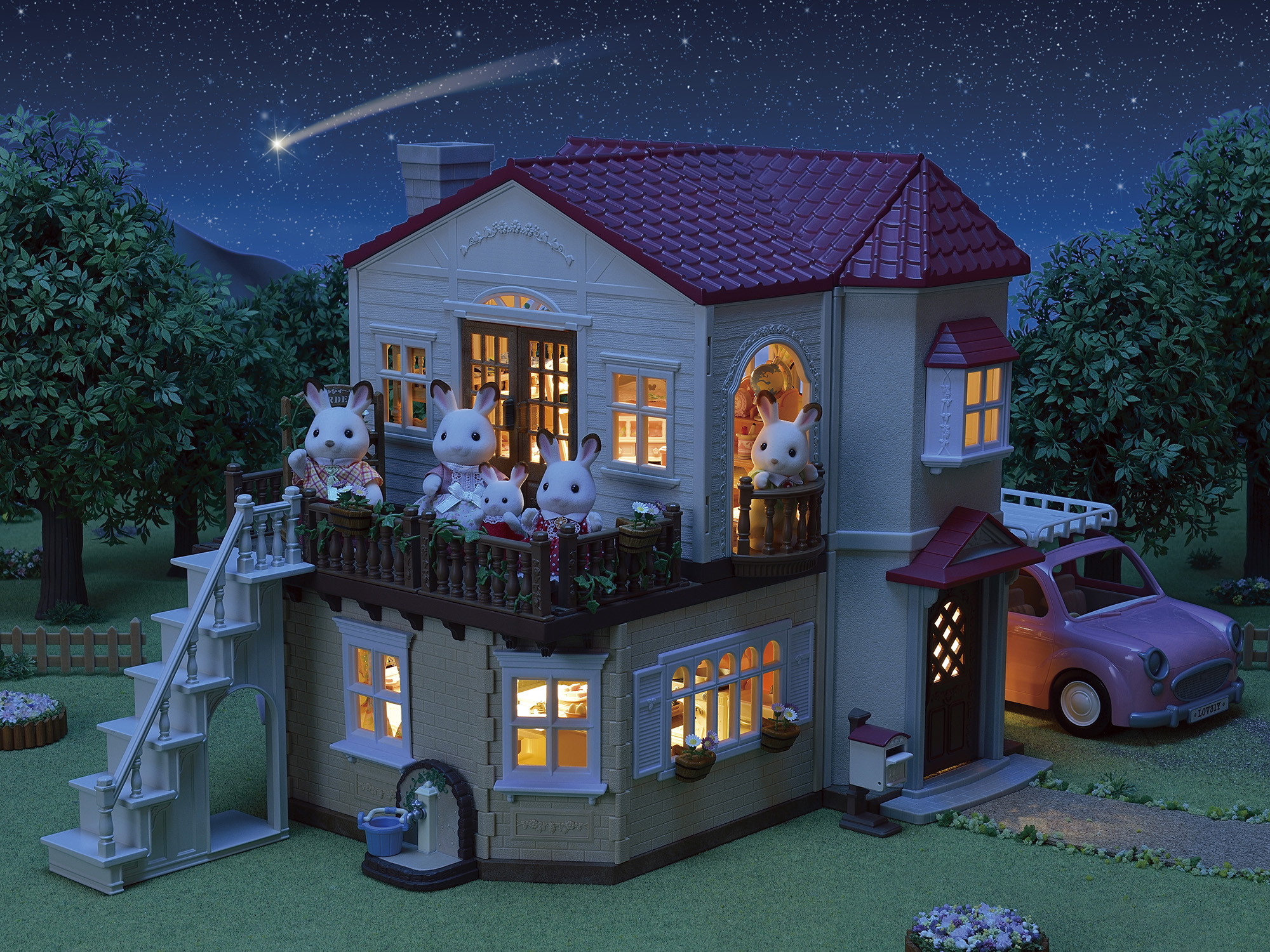 Sylvanian Families – Kaimo namas su raudonu stogu - Image 19