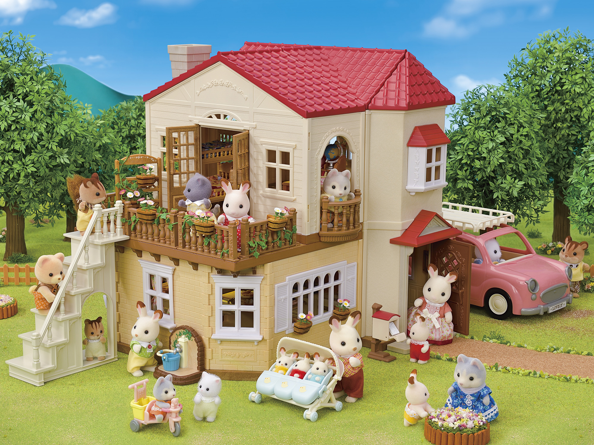 Sylvanian Families – Kaimo namas su raudonu stogu - Image 20