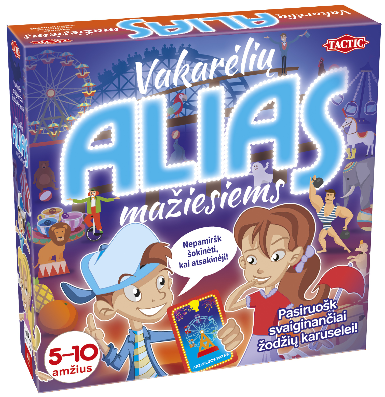 Tactic - Žaidimas mažiesiems „Vakarėlių Alias“, LT