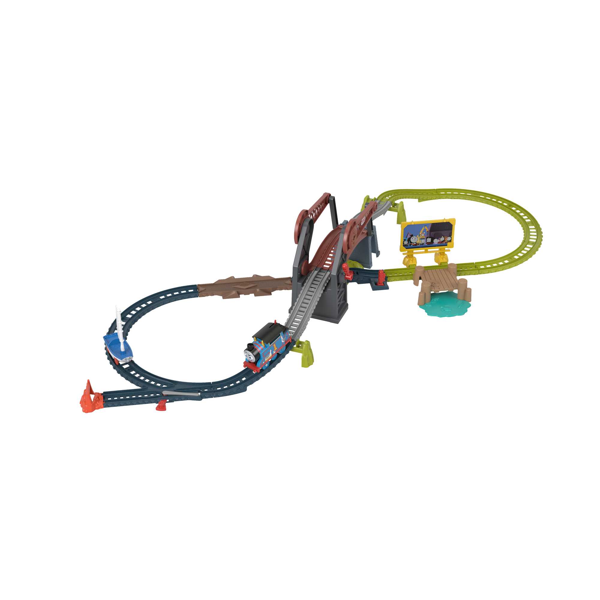 Thomas and Friends - Žaidimo rinkinys su pakeliamuoju tiltu, HGX65 - Image 3