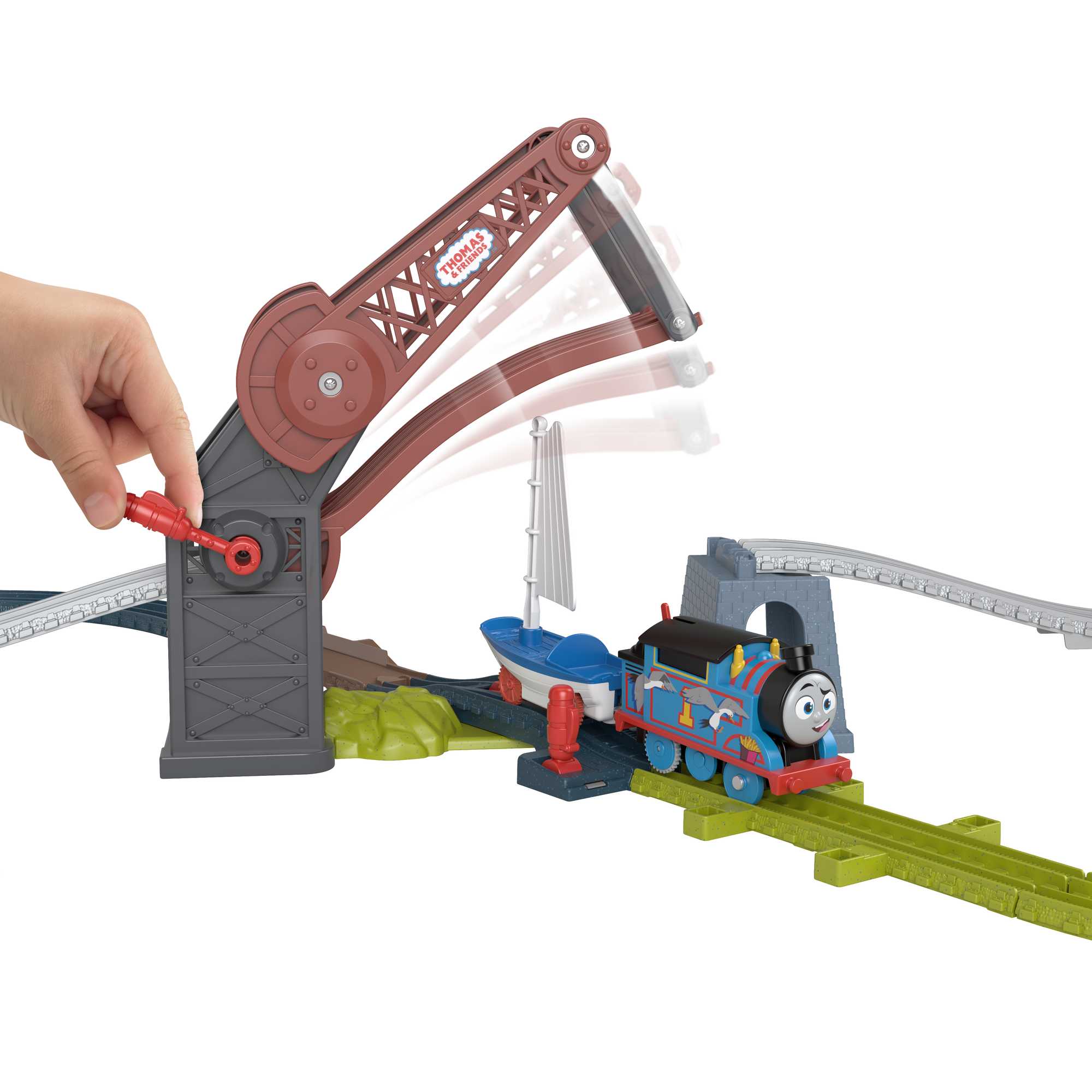Thomas and Friends - Žaidimo rinkinys su pakeliamuoju tiltu, HGX65 - Image 4
