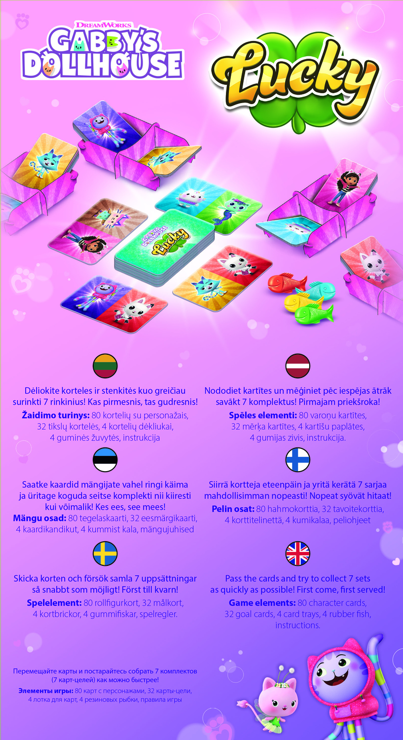 Gabby´s Dollhouse – Žaidimas Lucky: Gabby’s Dollhouse, Trefl - Image 2