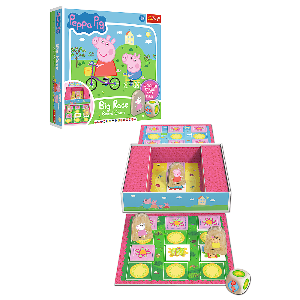 Peppa Pig – Žaidimas „Kiaulytė Pepa: didžiosios lenktynės“, Trefl - Image 4