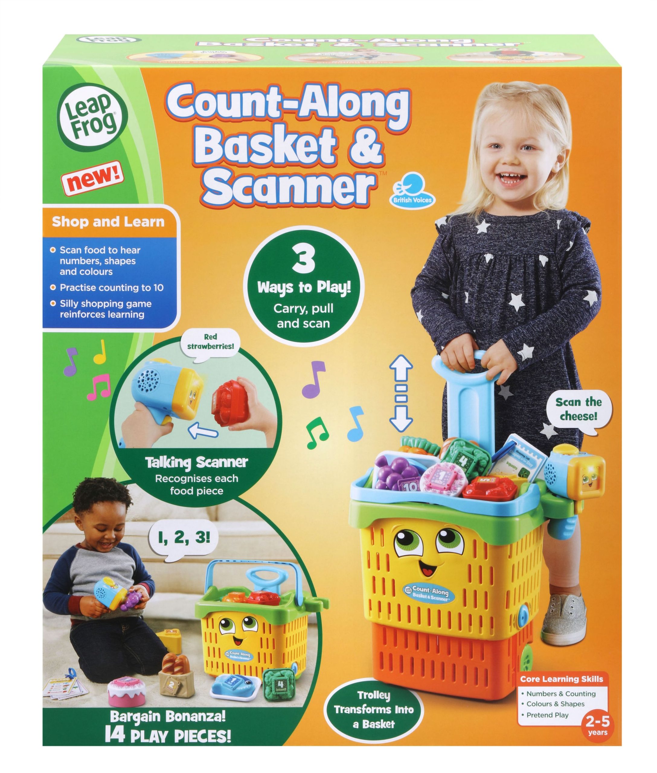 Vtech - Lavinamasis pirkinių krepšys (Anglų kalba)