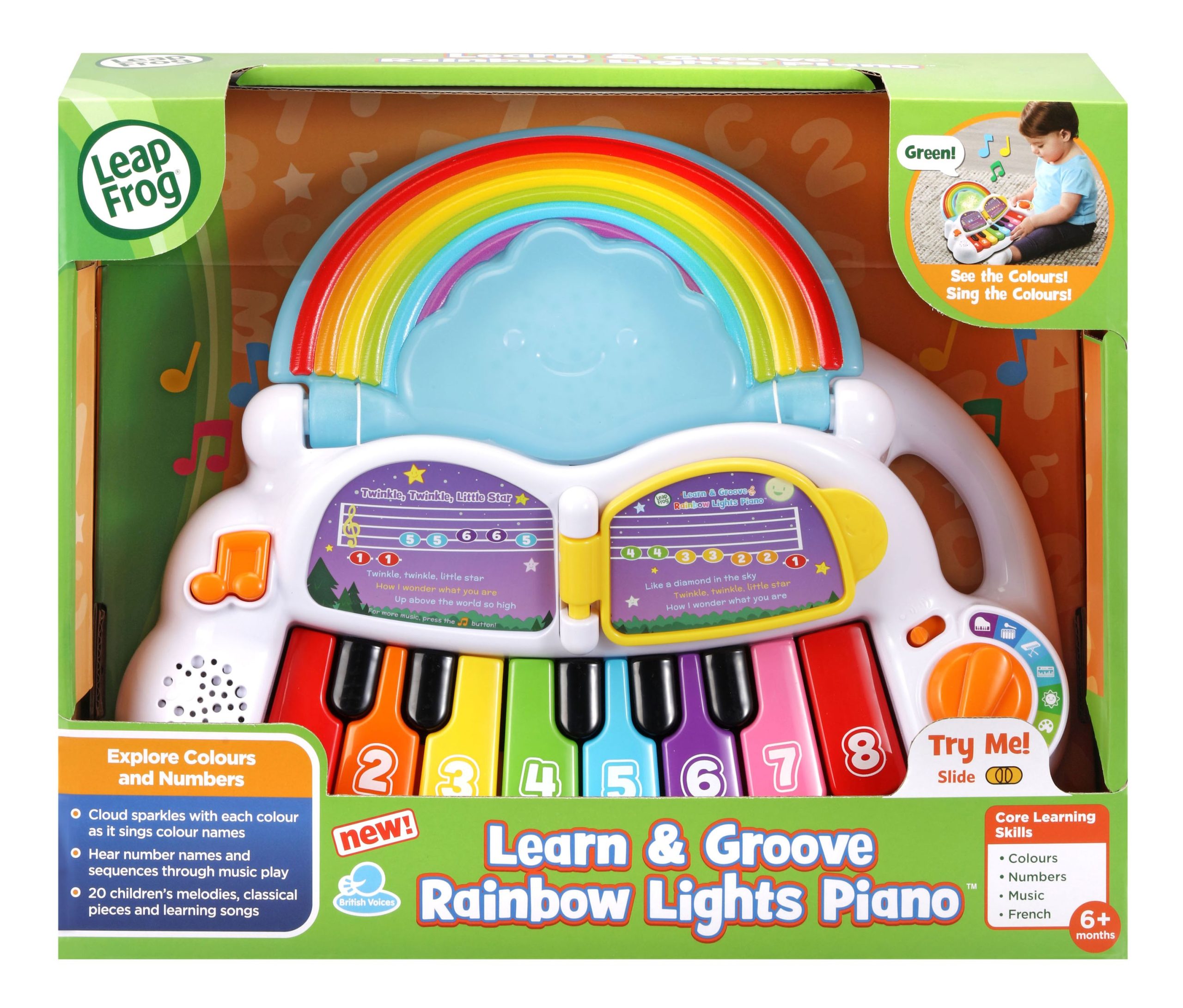 Vtech - Vaivorykštės pianinas (Anglų kalba)