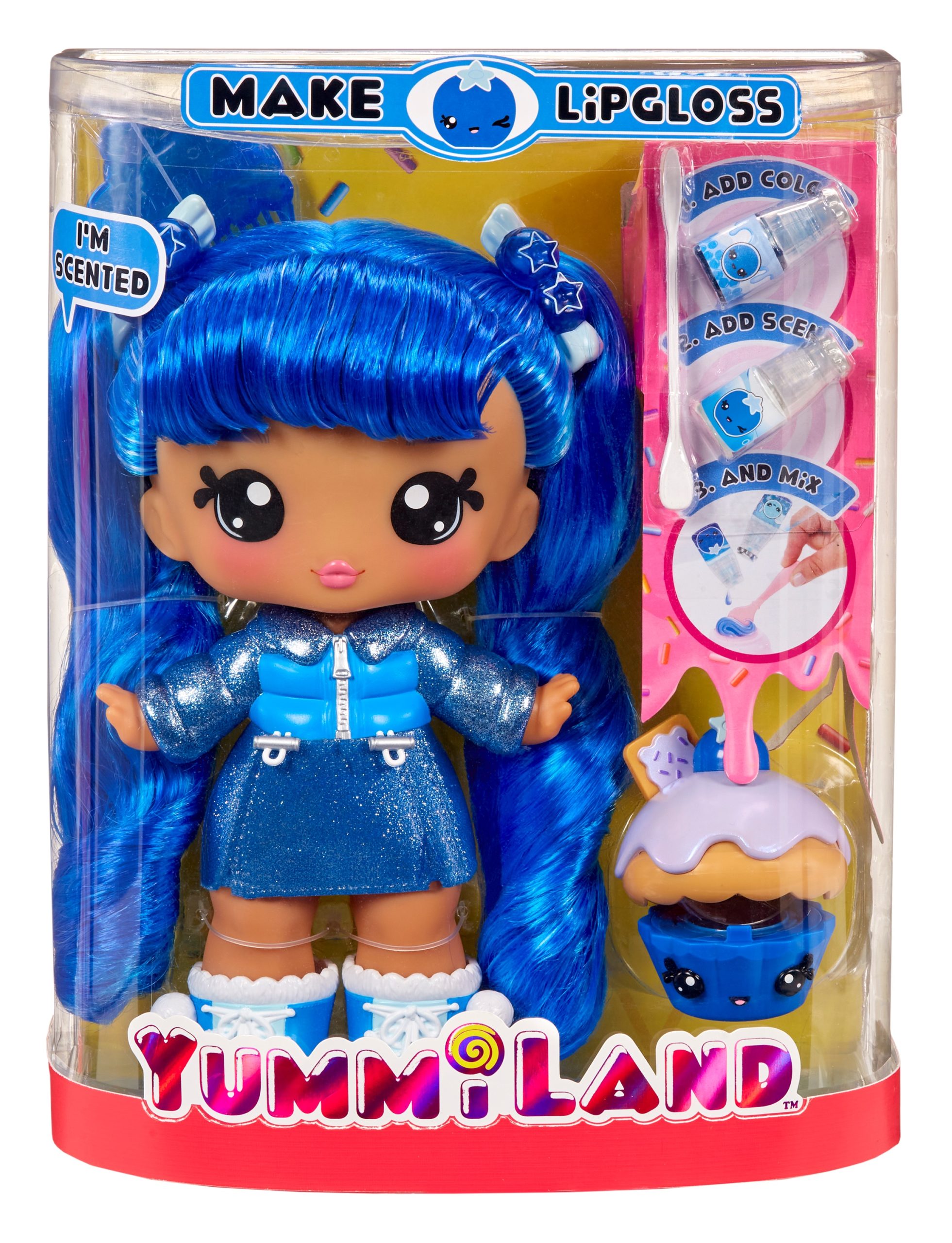 Yummiland - Didelė lėlė su lūpų blizgiu